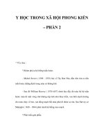 Y HỌC TRONG XÃ HỘI PHONG KIẾN – PHẦN 2 ppt