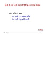 Bài giảng CÔNG NGHỆ CHẾ TẠO MÁY - Bài 3 potx