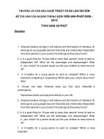 ĐỀ THI ANH VĂN NGÀNH THÔNG DỊCH VIÊN ANH-PHÁP 2009 – 2010_2 ppsx