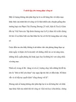 5 cách tập yêu trang phục công sở potx