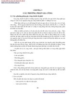 GIÁO TRÌNH CƠ SỞ CÔNG NGHỆ CHẾ TẠO MÁY - CHƯƠNG 3 CÁC PHƯƠNG PHÁP GIA CÔNG doc