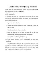 tài liệu ôn tập chức chỉ nghiệp vụ Quản lý Nhà nước công chức_1 pot