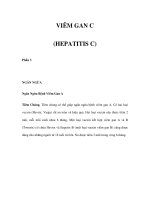 VIÊM GAN C (HEPATITIS C) - Phần 3 ppt