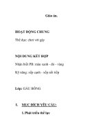 Giáo án mầm non chương trình đổi mới: chơi với gậy docx