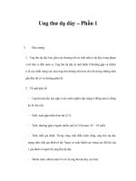 Ung thư dạ dày – Phần 1 potx