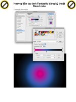 Hướng dẫn tạo ảnh Fantastic bằng kỹ thuật Blend màu phần 1 pptx