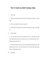 Xử trí máu tụ dưới màng cứng docx