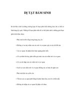 DỊ TẬT BẨM SINH ppt