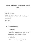 Giáo án mầm non chương trình đổi mới: Chủ đề: Gia đình Đề tài: Gia đình Gà, Vịt ( Dựa theo tranh truyện nước ngoài ) Lớp Chồi potx