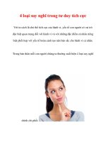 4 loại suy nghĩ trong tư duy tích cực docx