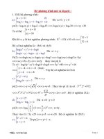 Hệ phương trình mũ và lôgarit doc