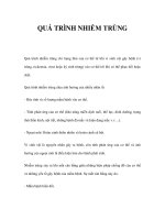 QUÁ TRÌNH NHIỄM TRÙNG ppsx