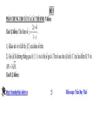 ĐỀ LUYỆN THI CẤP TỐC MÔN TOÁN 2011 - ĐỀ SỐ 5 doc