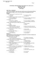 ĐỀ THI HỌC SINH GIỎI ĐỒNG BẰNG SÔNG CỬU LONG LẦN 2 NĂM HỌC 2010-2011 MÔN TIẾNG ANH - TRƯỜNG THPT TRƯƠNG ĐỊNH TIÊN GIANG ppsx