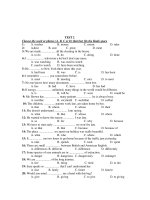 ĐỀ THI CHỨNG CHỈ C - TEST2 potx