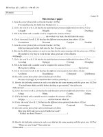 Đề thi học kỳ 1, khối 12 – Mã đề 135 doc