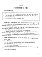 Giáo trình vệ sinh phòng bệnh part 5 ppsx