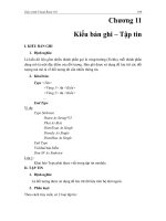 GIÁO TRÌNH MICOSOFT VISUAL BASIC - Chương 11 Kiểu bản ghi – Tập tin ppt