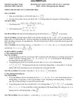 Đề thi thử toán lần 2 - ĐH Vinh pptx