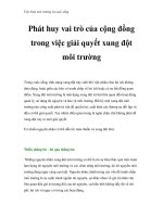 Việt Nam môi trường và cuộc sống - Phần 26 docx