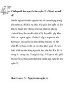 Cách phát âm nguyên âm ngắn /I/ - Short vowel /I/ ppsx