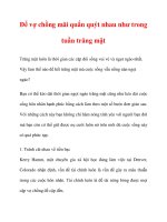 Để vợ chồng mãi quấn quýt nhau như trong tuần trăng mật ppsx