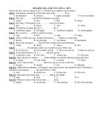 ĐỀ KIỂM TRA ANH VĂN LỚP 12 – ĐỀ 3 pps
