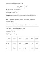 Các nguồn nước khoáng & nước nóng Việt Nam - Mô tả các nguồn nước khoáng và nước nóng ở Việt Nam 2 doc