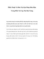 Phẫu Thuật Và Hóa Trị-Liệu Pháp Hữu Hiệu Trong Điều Trị Ung Thư Đại Tràng pot