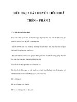 ĐIỀU TRỊ XUẤT HUYẾT TIÊU HOÁ TRÊN – PHẦN 2 docx