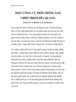 Quyền sở hữu trí tuệ - MỘT CÔNG CỤ MỚI CHỐNG SAO CHÉP TRỘM ĐĨA QUANG pdf