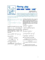 Phương pháp dồn biến thừa - trừ doc