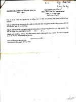 Đề thi môn phân tích kích hoạt Neutron docx