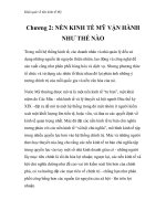 Khái quát về nền kinh tế Mỹ - Chương 2: NỀN KINH TẾ MỸ VẬN HÀNH NHƯ THẾ NÀO ppsx