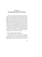 Giáo trình tổ chức kinh doanh nhà hàng - Chương 3 pptx