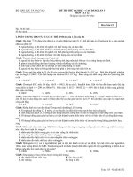 ĐỀ THI THỬ ĐẠI HỌC – CAO ĐẲNG LẦN 3 pdf