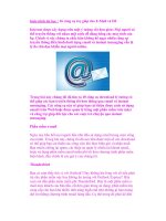 Giáo trình tin học : 16 công cụ trợ giúp cho E-Mail và IM doc