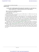 Giáo trình An toàn lao động và môi trường công nghiệp - Chương 13 ppt