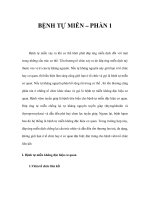 BỆNH TỰ MIỄN – PHẦN 1 ppsx