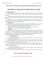 GIÁO TRÌNH CÔNG NGHỆ MAY TRANG PHỤC 2 - CHƯƠNG II: CÔNG ĐOẠN CHUẨN BỊ VẬT LIỆU pptx