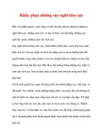 Khắc phục những suy nghĩ tiêu cực pdf