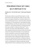 Tiểu luận về chiến tranh 