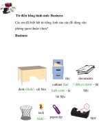 Từ điển bằng hình ảnh: Business potx