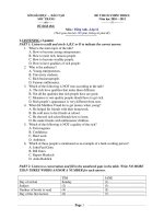 ĐỀ THI OLYMPIC ĐBSCL Năm học 2010 – 2011 Môn : Tiếng Anh –Lớp 12 pps