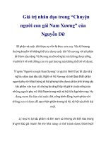 Giá trị nhân đạo trong “Chuyện người con gái Nam Xương” _3 potx