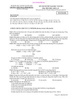 TRƯỜNG THPT PHAN ĐÌNH PHÙNG Đề thi thửH PHÙNG - Ôn thi ĐH doc