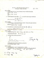 Đề thi môn: Phương pháp toán lý pps
