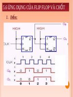 Bài giảng : Mạch tuần tự Flip Flop và ghi dịch part 7 pdf