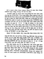 Cẩm nang sửa Tivi và đầu Video part 3 pptx