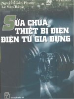 Sửa chữa thiết bị điện, điện tử gia dụng part 1 ppt
